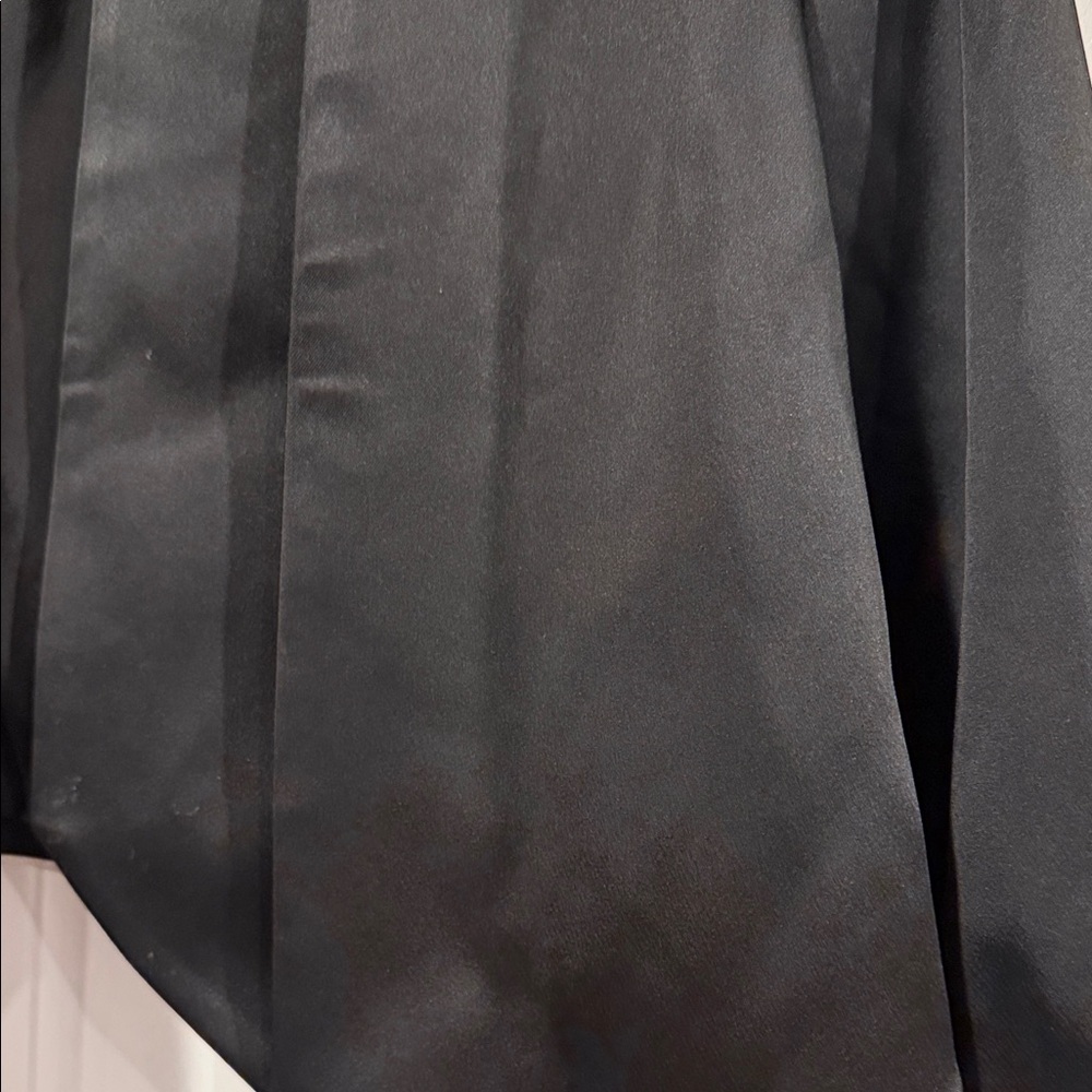 Bebe Women's Elegant Black satin Suit blazer small - Picture 2 of 3
